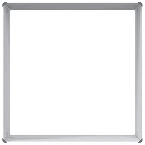 Hochbeet Hellbraun 100 x 100 x 45 cm Verzinkter Stahl