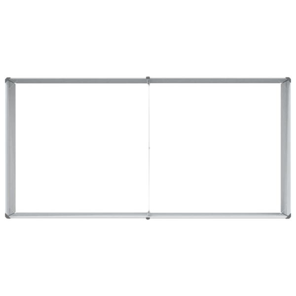 Hochbeet Hellbraun 160 x 80 x 77 cm Verzinkter Stahl