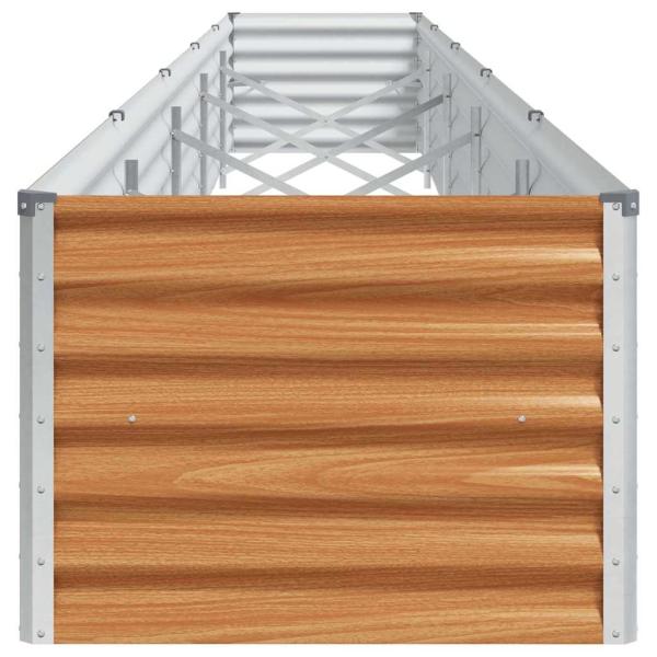 Hochbeet Hellbraun 485 x 50 x 36 cm Verzinkter Stahl