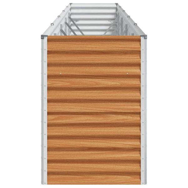Hochbeet Hellbraun 485 x 50 x 68 cm Verzinkter Stahl