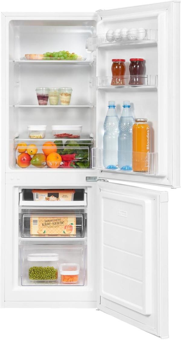 Exquisit KGC232-60-E-040C Stand Kühl-Gefrierkombination, 49,5 cm breit, 173 L, weiß