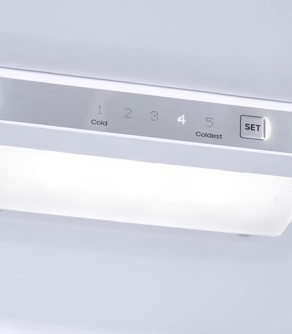 Exquisit KGC195-65-NF-330E Stand Kühl-Gefrierkombination, 48,5 cm breit, 193 L, NoFrost, weiß