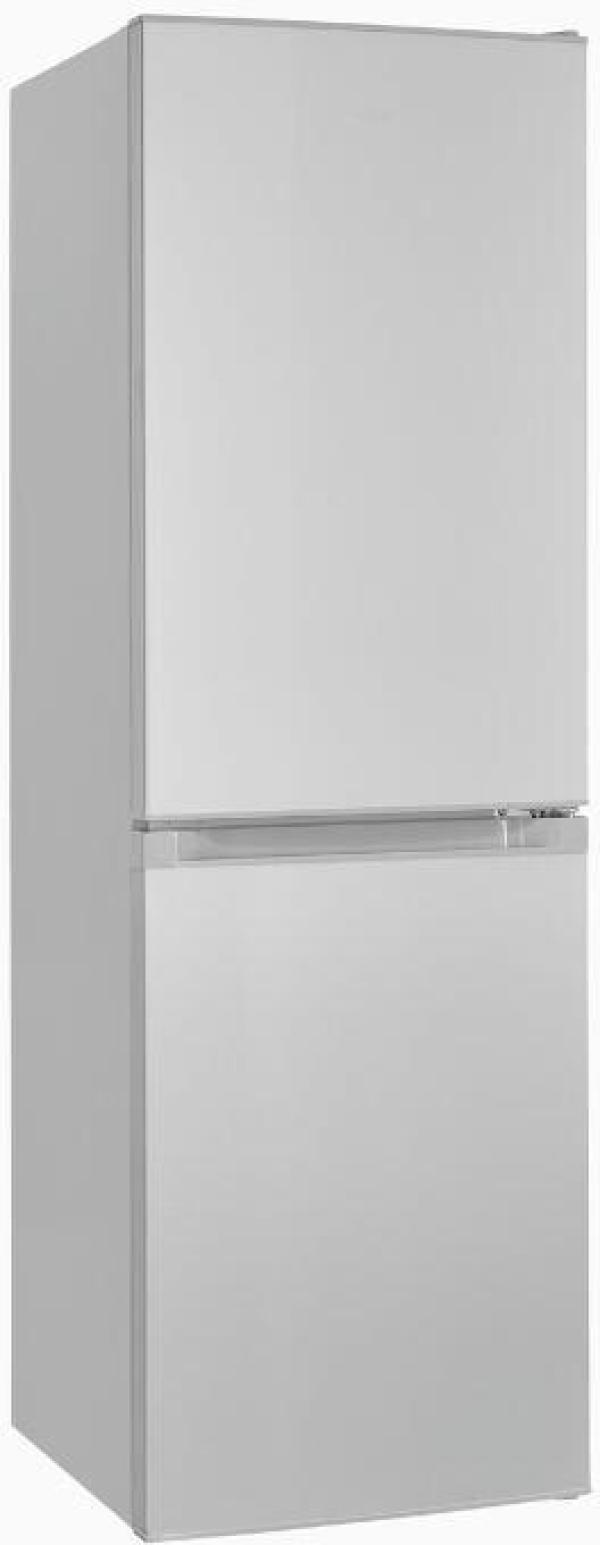 Exquisit KGC195-65-NF-330E Stand Kühl-Gefrierkombination, 48,5 cm breit, 193 L, NoFrost, silber