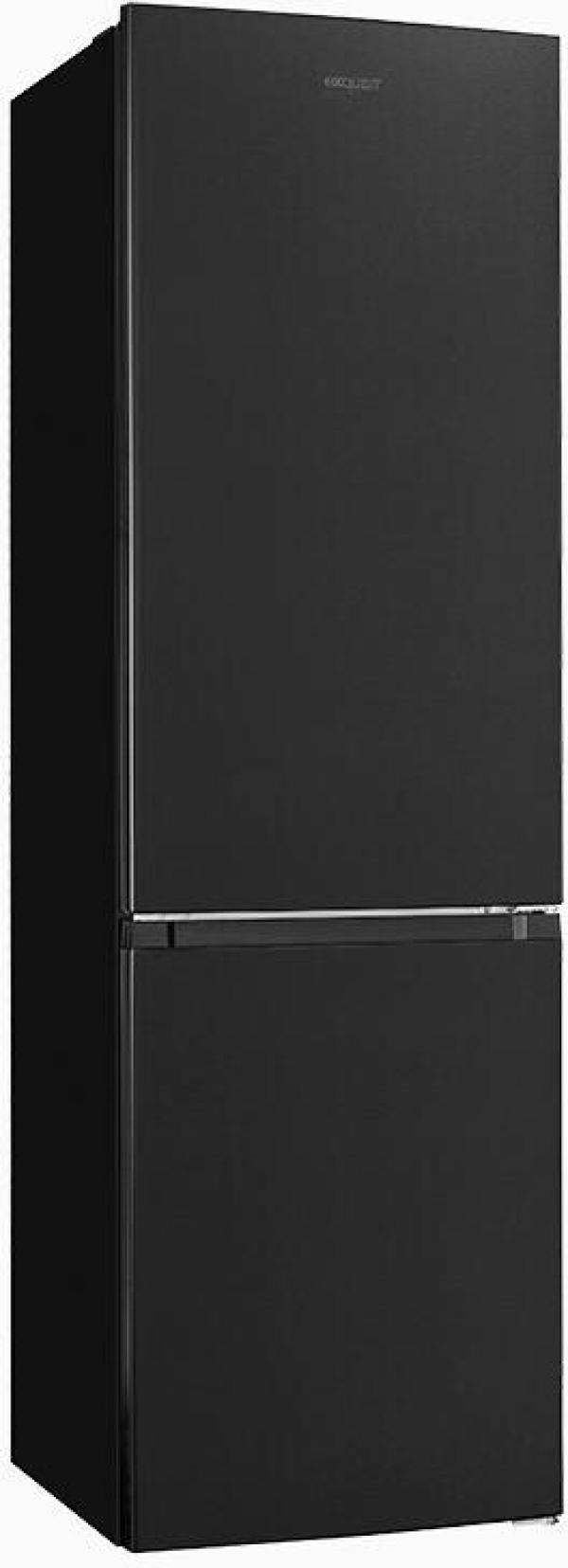 Exquisit KGC265-70-NF-040C Stand Kühl-Gefrierkombination, 54,5 cm breit, 253 L, NoFrost, inoxlook-az