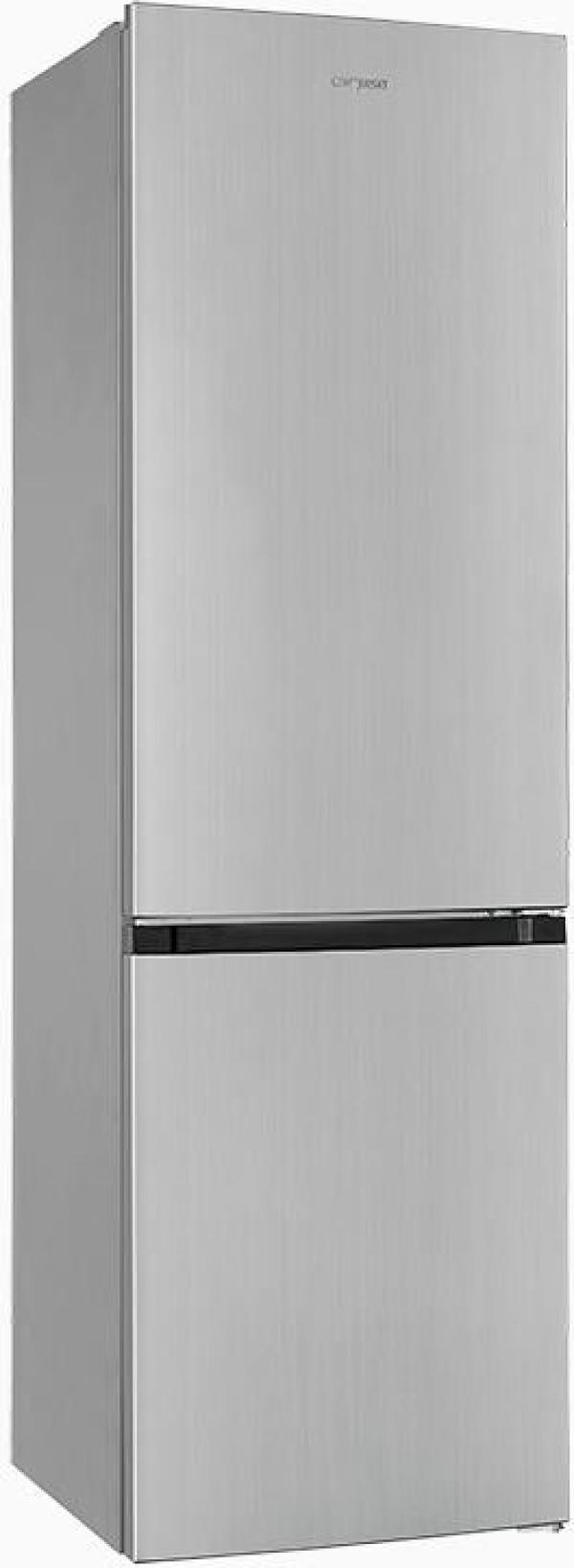 Exquisit KGC265-70-NF-040C Stand Kühl-Gefrierkombination, 54,5 cm breit, 253 L, NoFrost, inoxlook