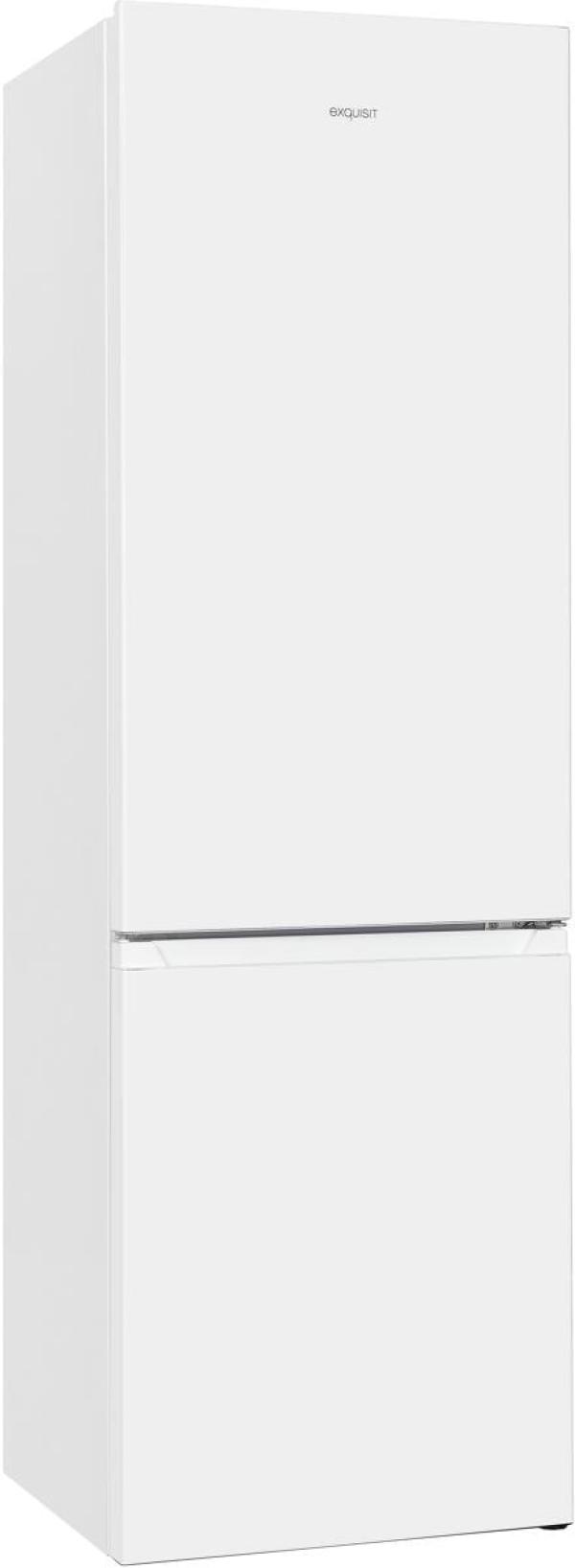Exquisit KGC265-70-H-010D Stand Kühl-Gefrierkombination, 55 cm breit, 259 L, LED Beleuchtung, weiß