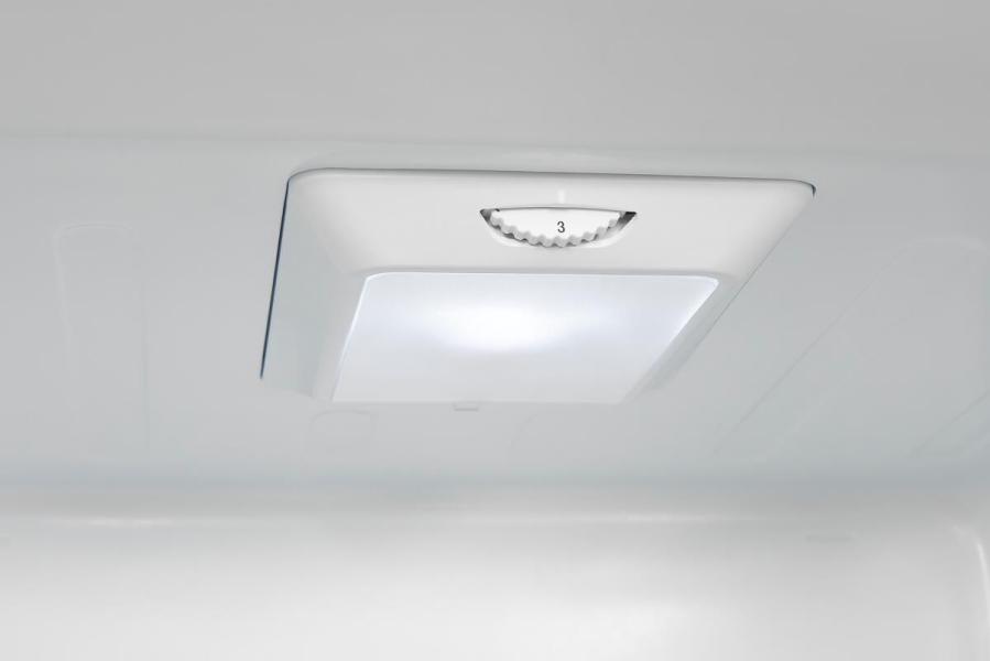 Exquisit KGC265-70-H-010D Stand Kühl-Gefrierkombination, 55 cm breit, 259 L, LED Beleuchtung, weiß