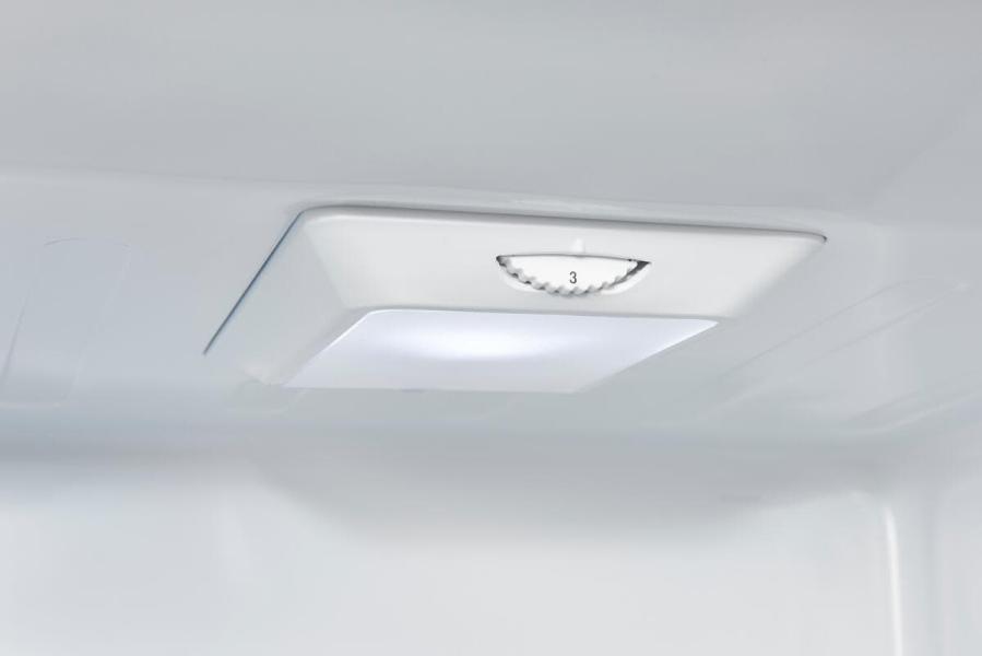 Exquisit KGC265-70-H-010D Stand Kühl-Gefrierkombination, 55 cm breit, 259 L, LED Beleuchtung, inoxlook