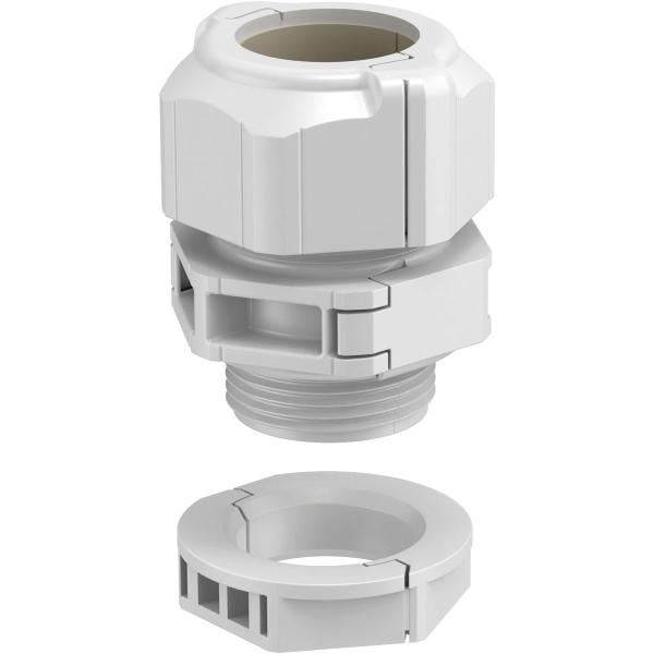 ARDEBO.de OBO Bettermann V-TEC TB25 09-11 Teilbare Kabelverschraubung Dichteinsatz 1 Kabel, lichtgrau (2024913)