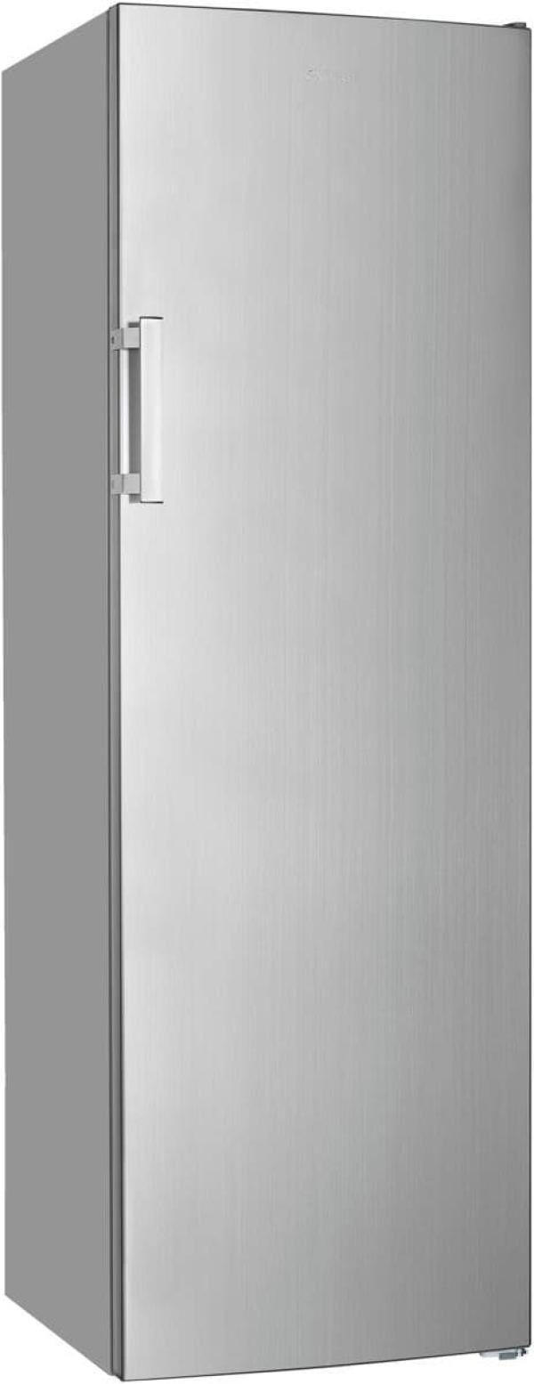 Exquisit GS271-NF-H-040E Stand Gefrierschrank, 56 cm breit, 194 L, NoFrost, inoxlook