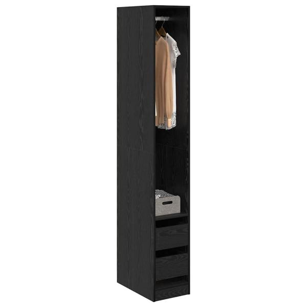 Kleiderschrank Schwarze Eiche 30 x 50 x 200 cm Holzwerkstoff
