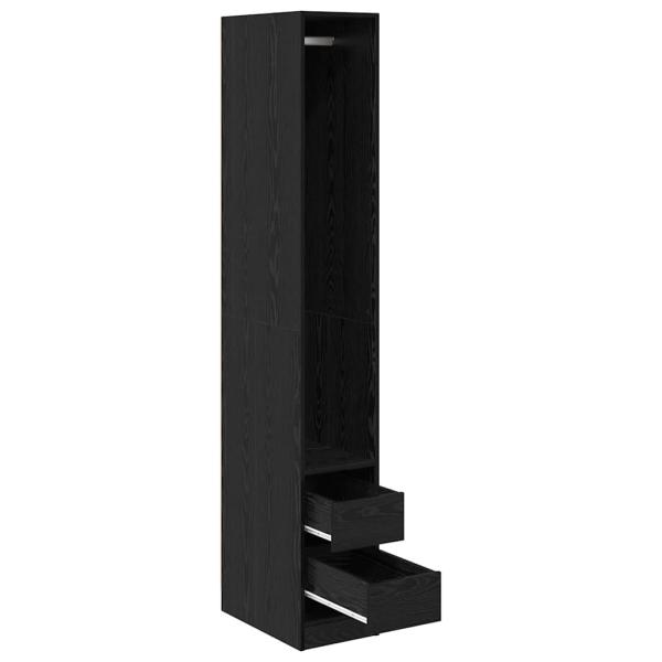 Kleiderschrank Schwarze Eiche 30 x 50 x 200 cm Holzwerkstoff