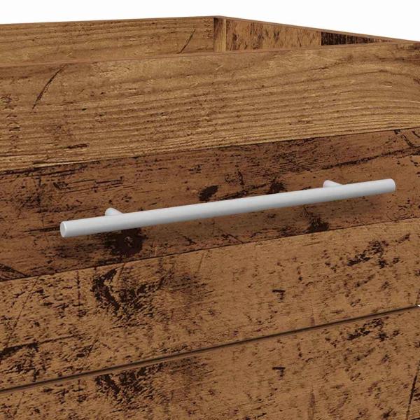 Waschbeckenschrank mit Schubladen Altholz 41 x 38,5 x 48 cm