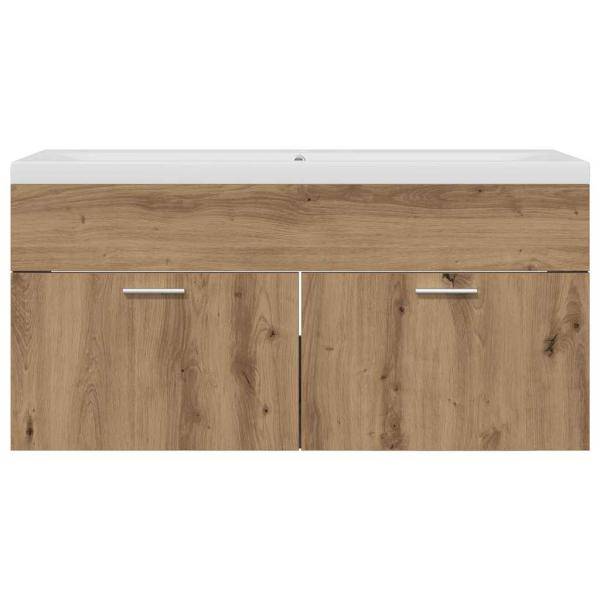 Badezimmerschrank Wandmontiert Artisan-Eiche 100 x 38,5 x 46 cm