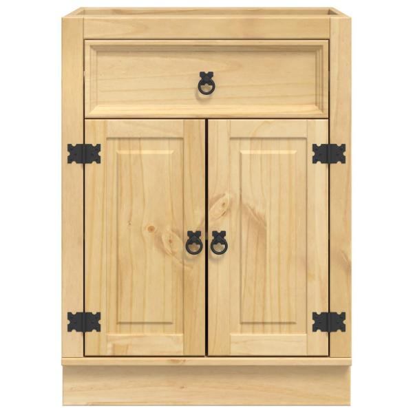 Schrank mit Regal Honig 60 x 46 x 81,5 cm Massives Kiefernholz