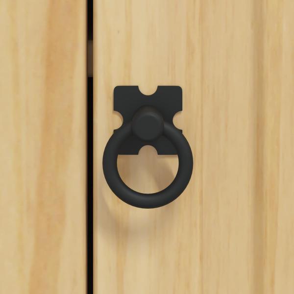 Schrank mit Regal Honig 60 x 32 x 40 cm Massives Kiefernholz