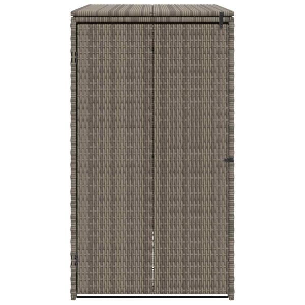 Mülltonnenbox Grau 65 x 80 x 115 cm Polyethylen