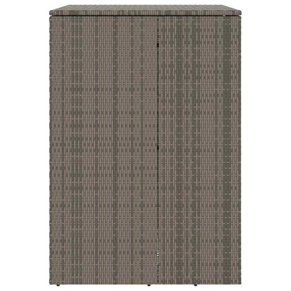 Mülltonnenbox Grau 65 x 80 x 115 cm Polyethylen