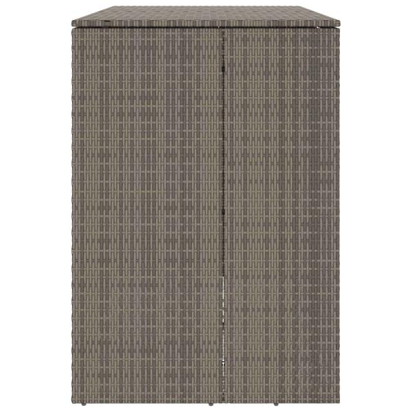 Mülltonnenbox 2 pcs Grau 65 x 80 x 115 cm Polyethylen