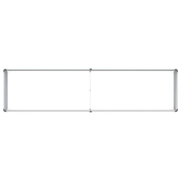 Hochbeet Hellbraun 160 x 40 x 45 cm Verzinkter Stahl