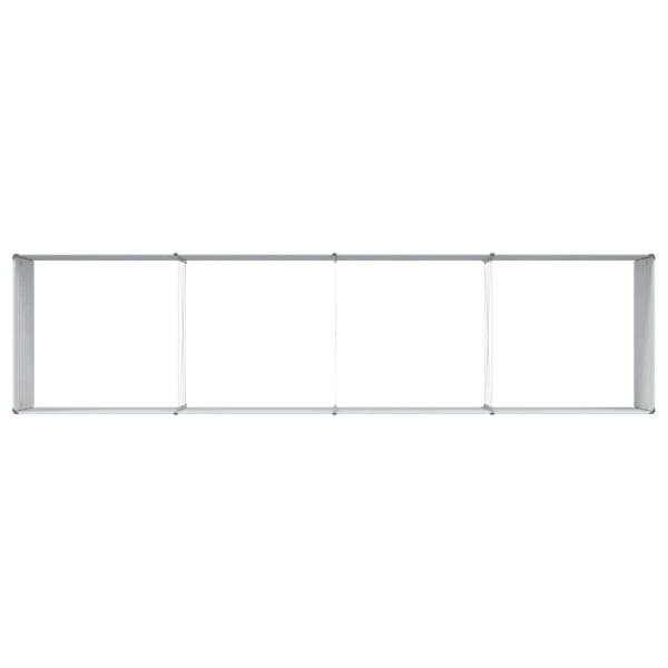 Hochbeet Hellbraun 320 x 80 x 77 cm Verzinkter Stahl