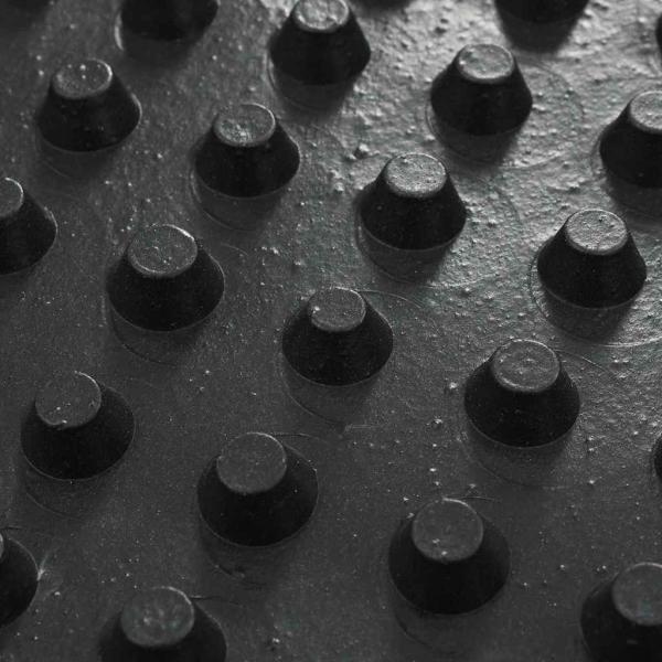 Entwässerungsfolie Schwarz 1 x 10 m HDPE