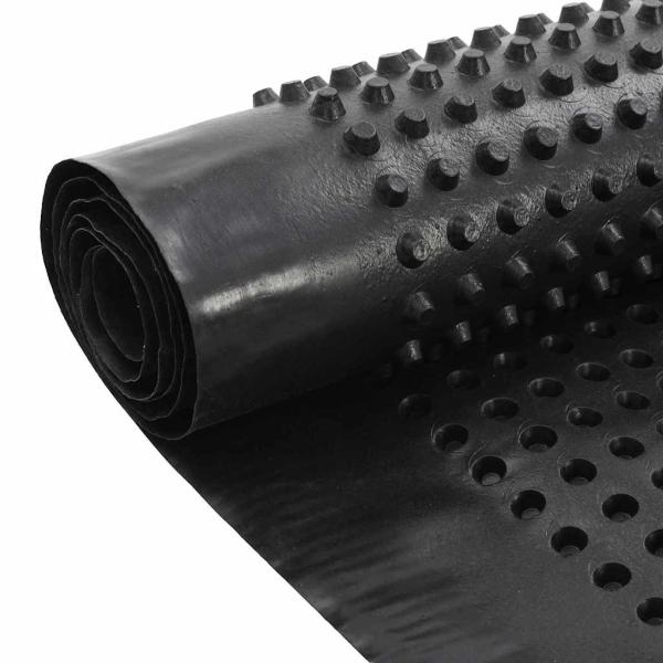 Entwässerungsfolie Schwarz 1 x 10 m HDPE
