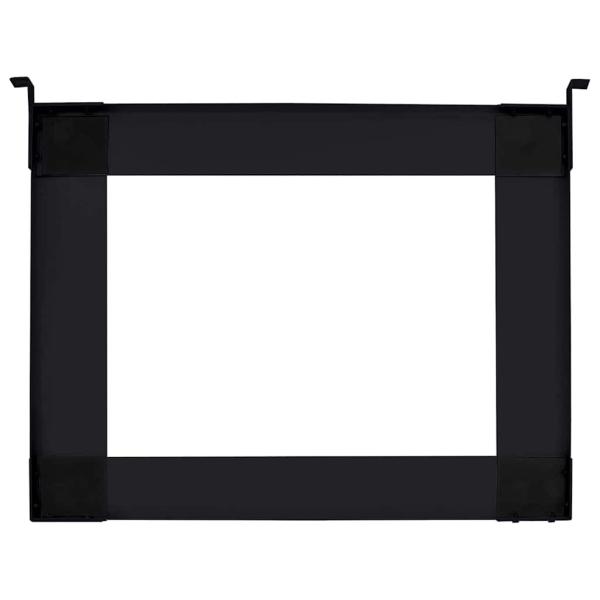 Waschmaschinen-Podest Schwarz 64 x 55 x 32,5 cm Stahl