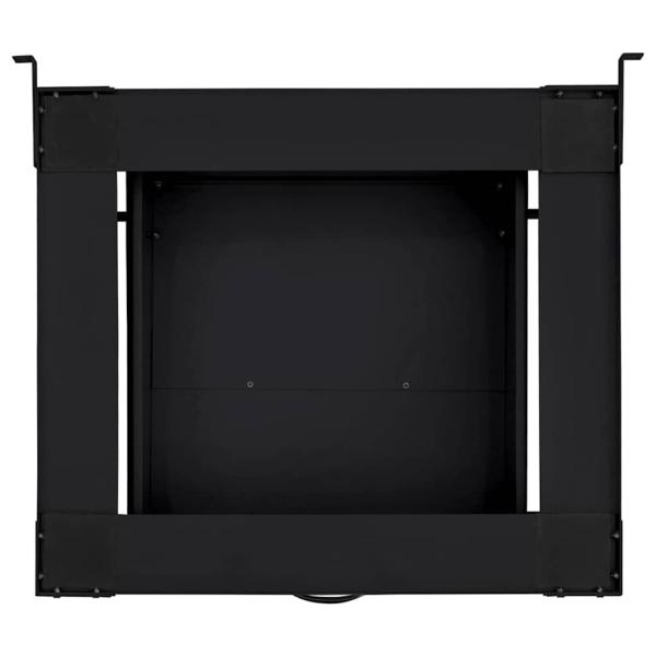 Waschmaschinen-Podest Schwarz 64 x 55 x 32,5 cm Stahl