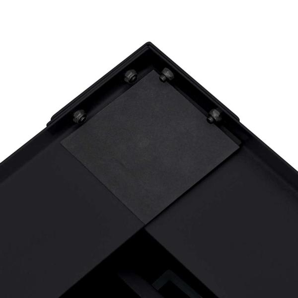 Waschmaschinen-Podest Schwarz 64 x 55 x 32,5 cm Stahl