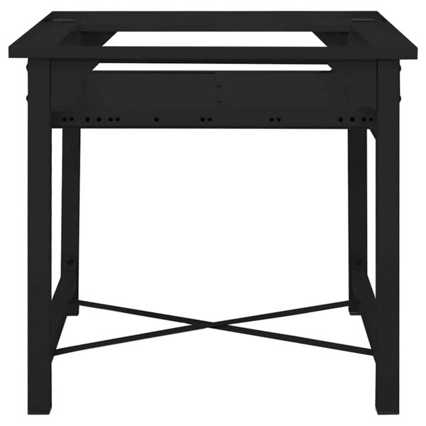 Waschmaschinen-Podest Schwarz 64 x 55 x 32,5 cm Stahl