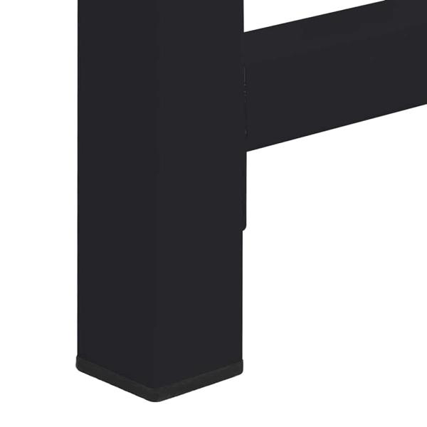 Waschmaschinen-Podest 2 pcs Schwarz 64 x 55 x 32,5 cm Stahl