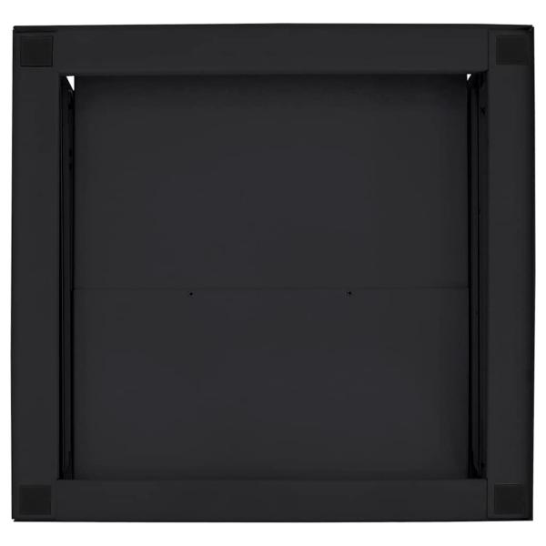 Waschmaschinen-Podest Schwarz 64 x 55 x 32,5 cm Stahl