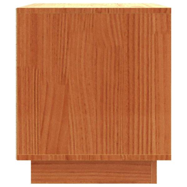 TV-Schränk Wachsbraun 80 x 35 x 40,5 cm Massives Kiefernholz