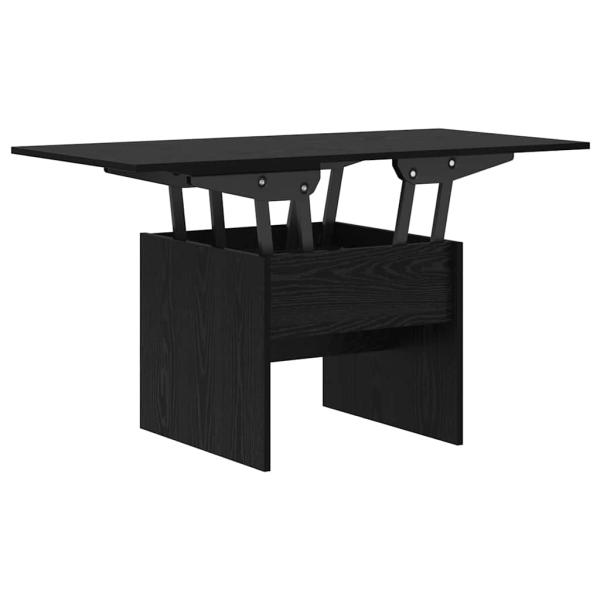Couchtisch Schwarz Eichen-Optik 55 x 54,5 x 45 cm Holzwerkstoff
