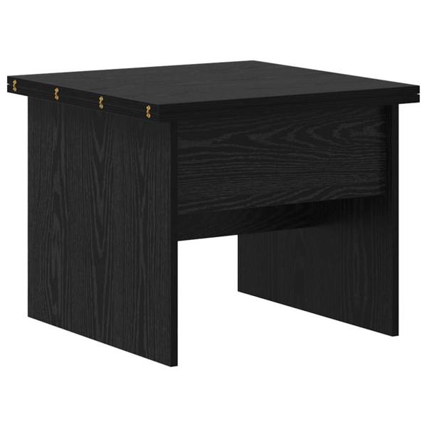 Couchtisch Schwarz Eichen-Optik 55 x 54,5 x 45 cm Holzwerkstoff