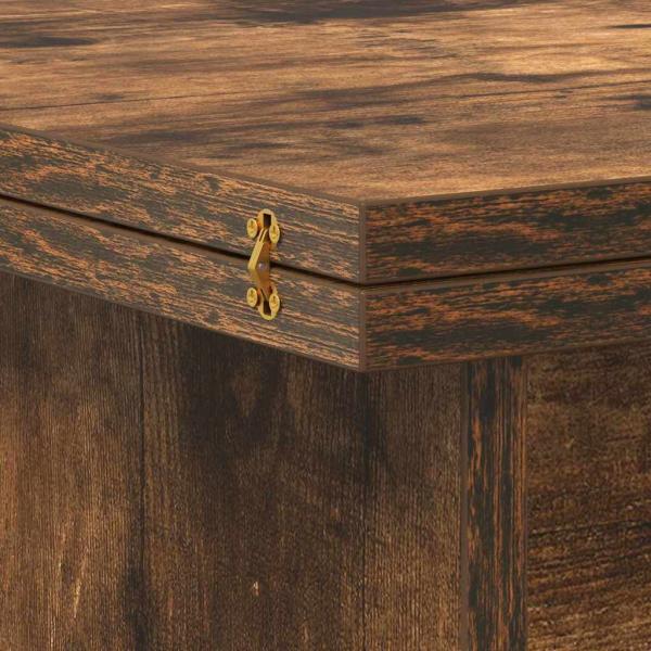 Couchtisch Geräucherte Eiche 55 x 54,5 x 45 cm Holzwerkstoff