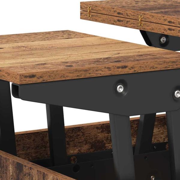 Couchtisch Altholz 55 x 54,5 x 45 cm Holzwerkstoff