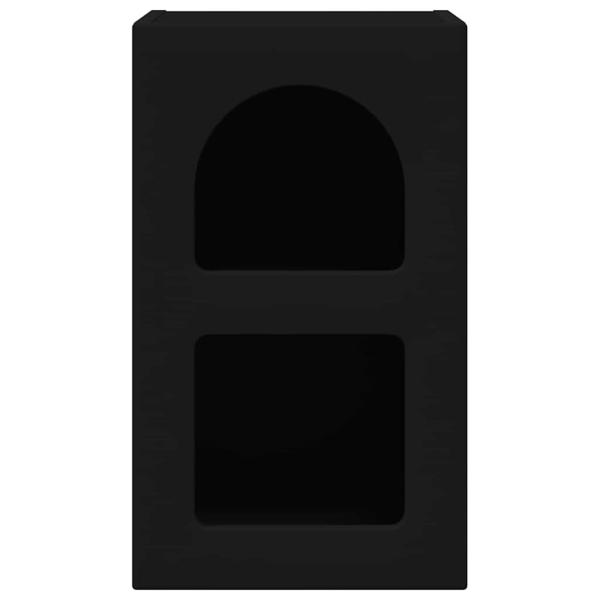 Nachttisch Schwarz 29,5 x 35 x 50 cm Holzwerkstoff