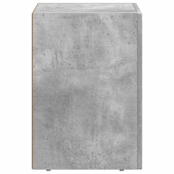 Nachttisch Beton Grau 29,5 x 35 x 50 cm Holzwerkstoff