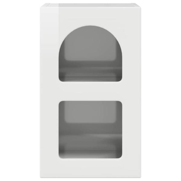 Nachttisch Hochglanz Weiß 29,5 x 35 x 50 cm Holzwerkstoff