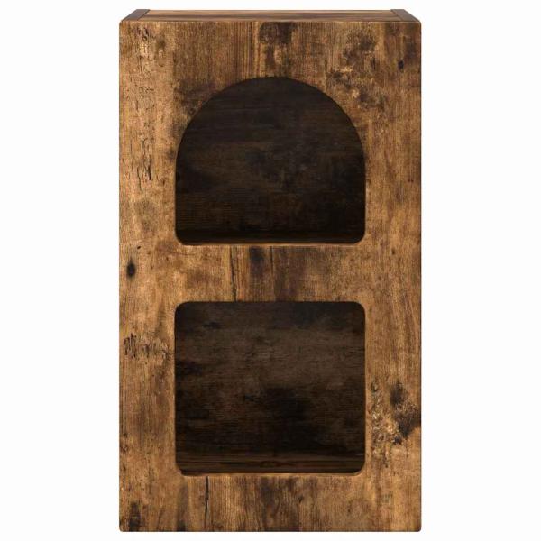 Nachttisch Geräucherte Eiche 29,5 x 35 x 50 cm Holzwerkstoff