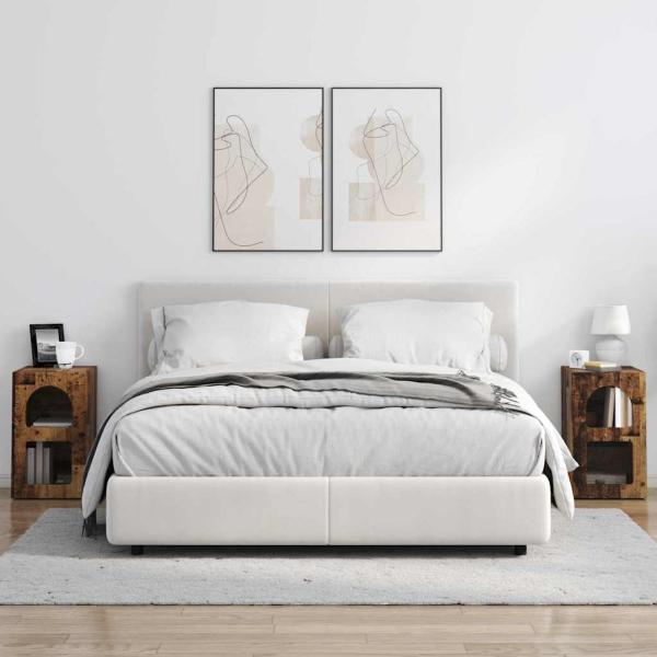 Nachttisch 2 pcs Altholz 29,5 x 35 x 50 cm Holzwerkstoff