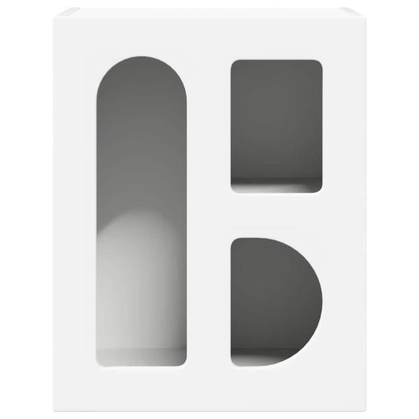 Nachttisch Weiß 40 x 35 x 50 cm Holzwerkstoff