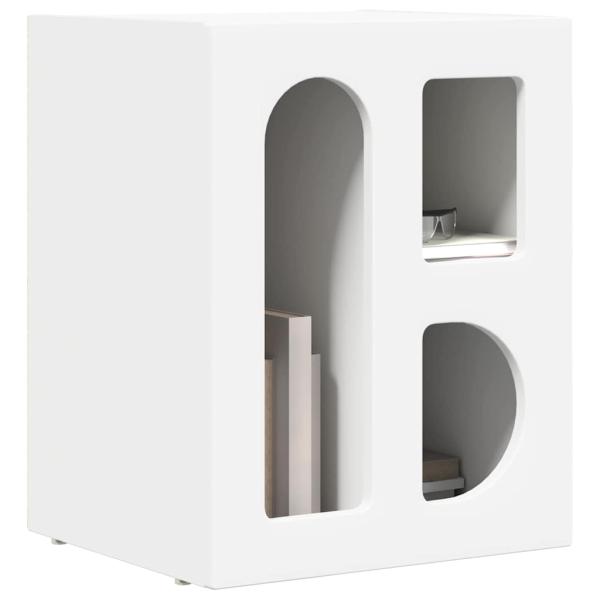 Nachttisch 2 pcs Weiß 40 x 35 x 50 cm Holzwerkstoff