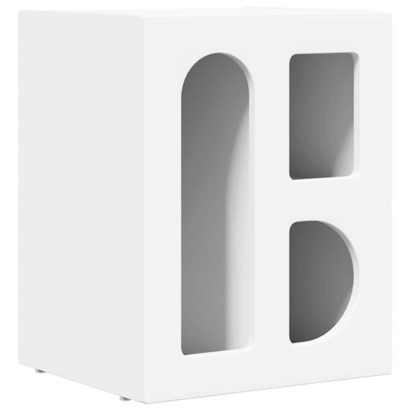 Nachttisch 2 pcs Weiß 40 x 35 x 50 cm Holzwerkstoff