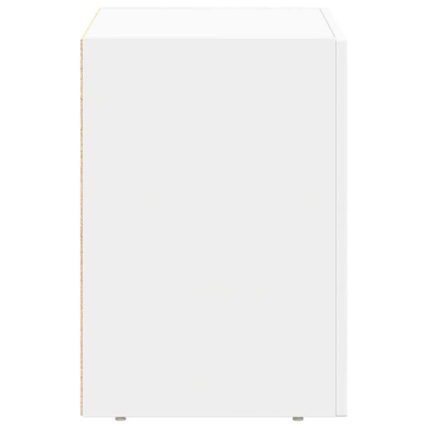 Nachttisch 2 pcs Weiß 40 x 35 x 50 cm Holzwerkstoff