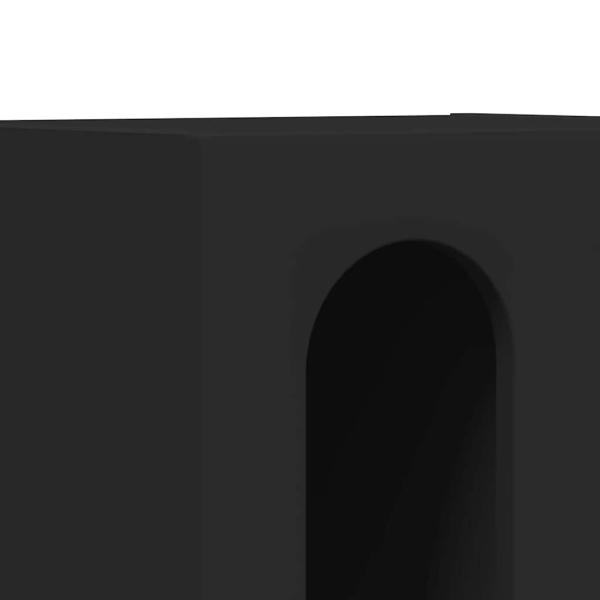 Nachttisch 2 pcs Schwarz 40 x 35 x 50 cm Holzwerkstoff
