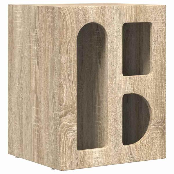 Nachttisch 2 pcs Sonoma-Eiche 40 x 35 x 50 cm Holzwerkstoff