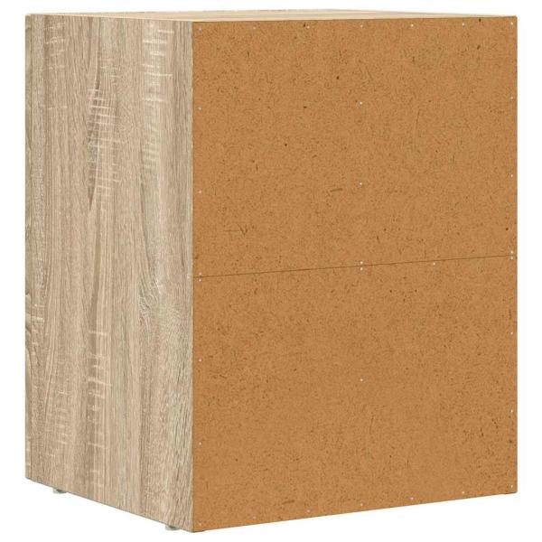 Nachttisch 2 pcs Sonoma-Eiche 40 x 35 x 50 cm Holzwerkstoff